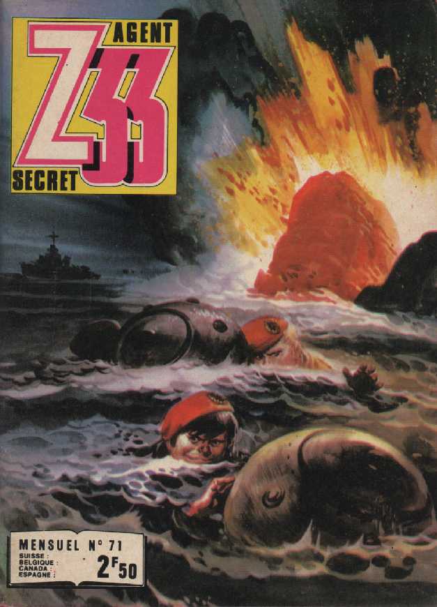 Scan de la Couverture Z 33 Agent Secret n 71